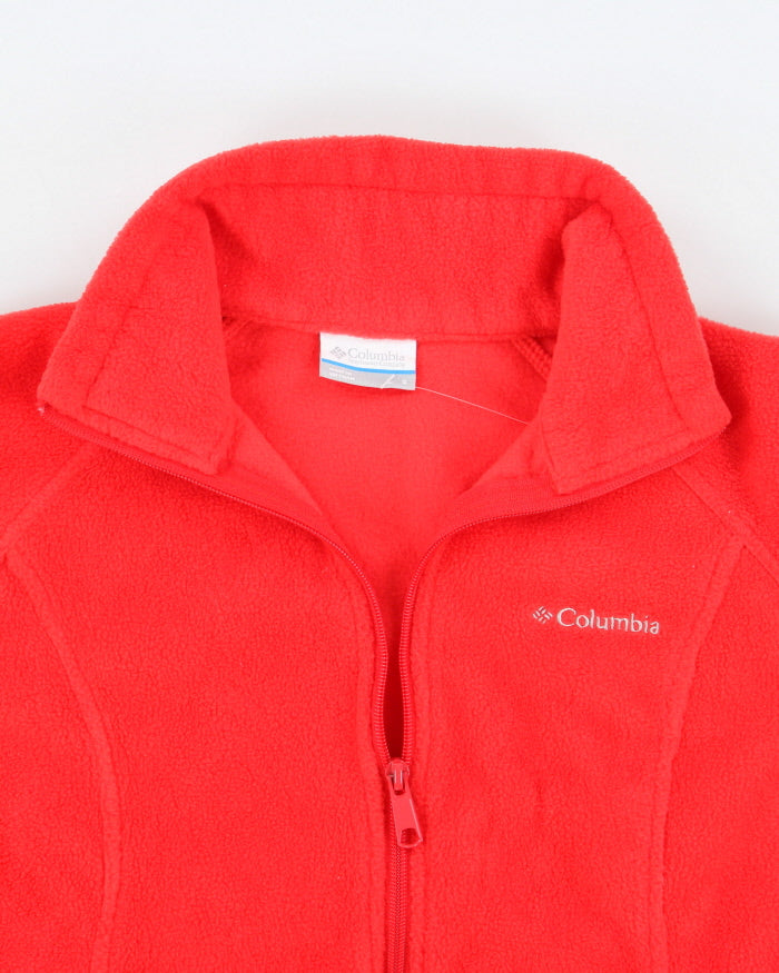 Columbia Red Full-Zip Fleece - S