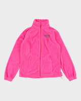 Columbia Pink Full-Zip Fleece - S