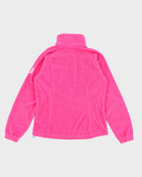 Columbia Pink Full-Zip Fleece - S