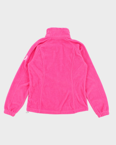 Columbia Pink Full-Zip Fleece - S