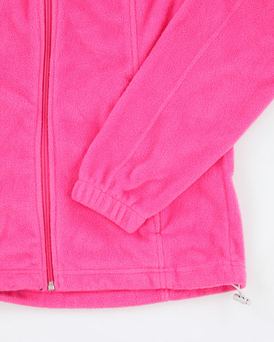 Columbia Pink Full-Zip Fleece - S