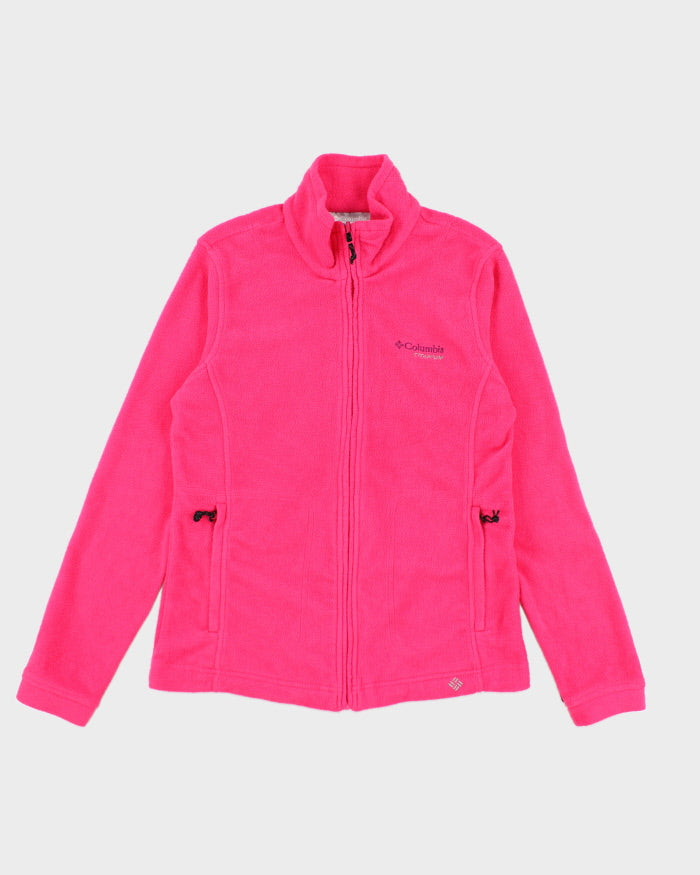 Columbia Pink Full-Zip Fleece - M