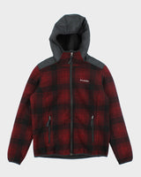 Vintage Women's Columbia Hooded Zip Up Fleece - S