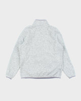 L.L.Bean Grey Quarter-Button Fleece - L