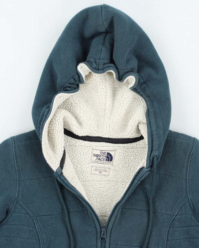Vintage 2000's Women's The North Face Full Zip Hooded Fleece - XS