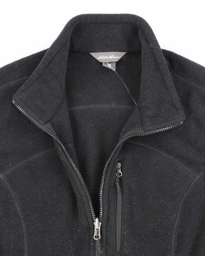 Eddie Bauer Black Sleeveless Fleece - XL