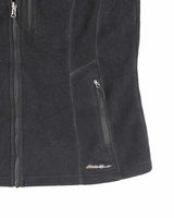 Eddie Bauer Black Sleeveless Fleece - XL