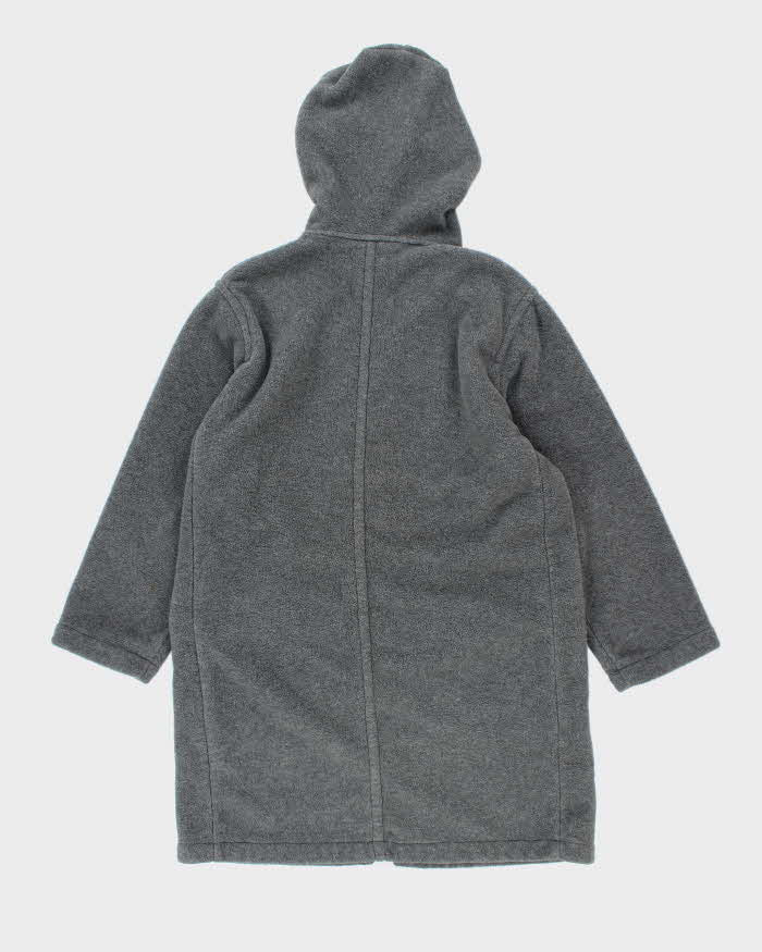 Vintage Women's Eddie Bauer Heavyweight Full Zip Hooded Fleece - M
