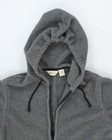 Vintage Women's Eddie Bauer Heavyweight Full Zip Hooded Fleece - M
