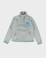 Patagonia Grey Quarter-Button Fleece - S
