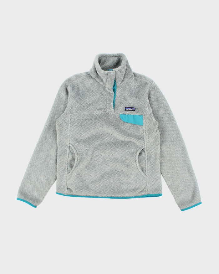 Patagonia Grey Quarter-Button Fleece - S