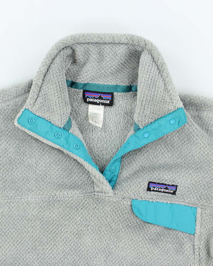 Patagonia Grey Quarter-Button Fleece - S