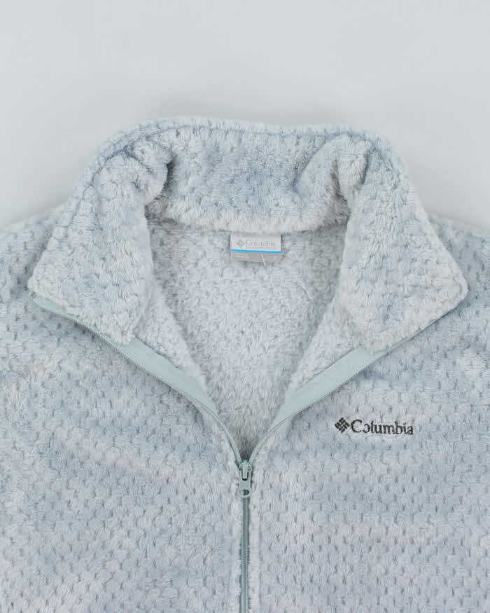 Columbia Blue Teddy Bear Full-Zip Fleece - L