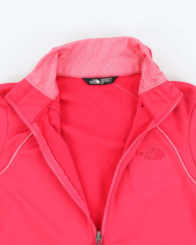 The North Face Pink Zip-Up Fleece - M
