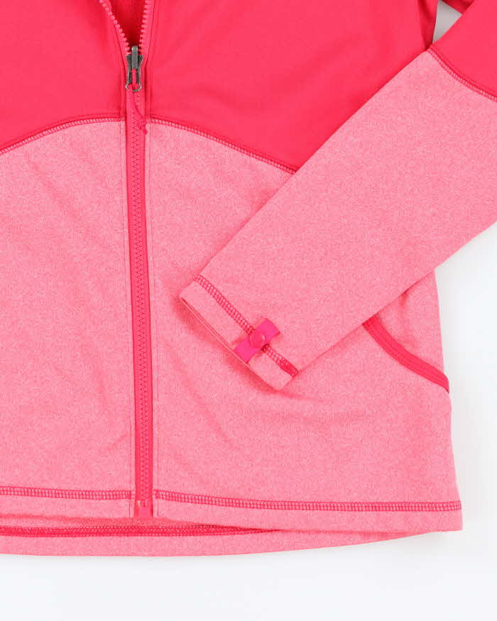 The North Face Pink Zip-Up Fleece - M
