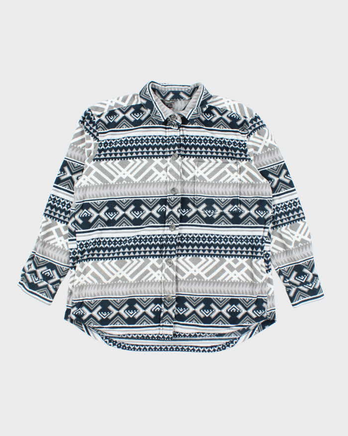 Eddie Bauer Full Button-UP Fleece - L