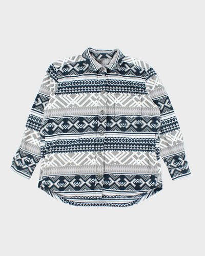 Eddie Bauer Full Button-UP Fleece - L
