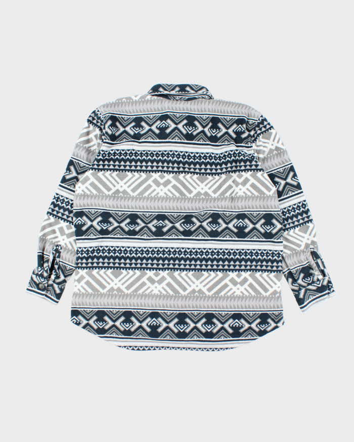Eddie Bauer Full Button-UP Fleece - L