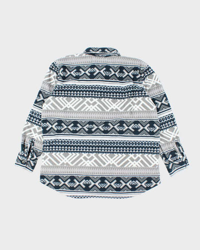 Eddie Bauer Full Button-UP Fleece - L