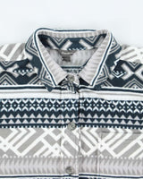 Eddie Bauer Full Button-UP Fleece - L