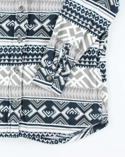 Eddie Bauer Full Button-UP Fleece - L