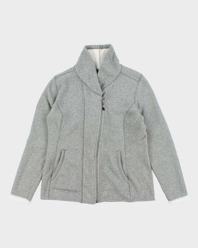 The North Face Grey Lined Hooded Fleece - L
