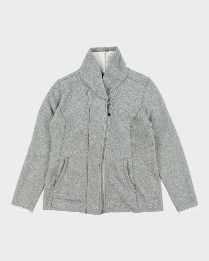 The North Face Grey Lined Hooded Fleece - L