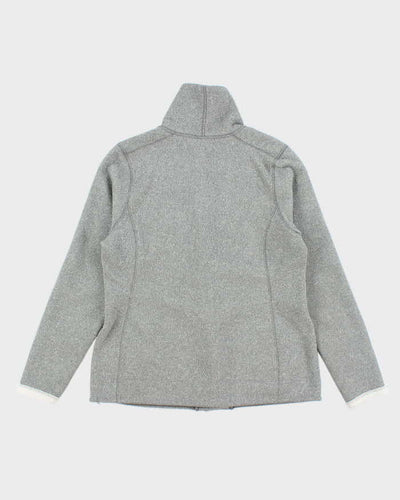 The North Face Grey Lined Hooded Fleece - L