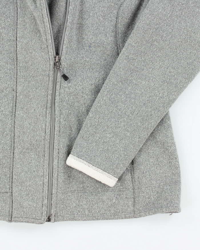 The North Face Grey Lined Hooded Fleece - L