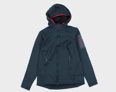 Arc'teryx Navy Full Zip Hooded Fleece - M
