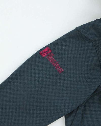 Arc'teryx Navy Full Zip Hooded Fleece - M