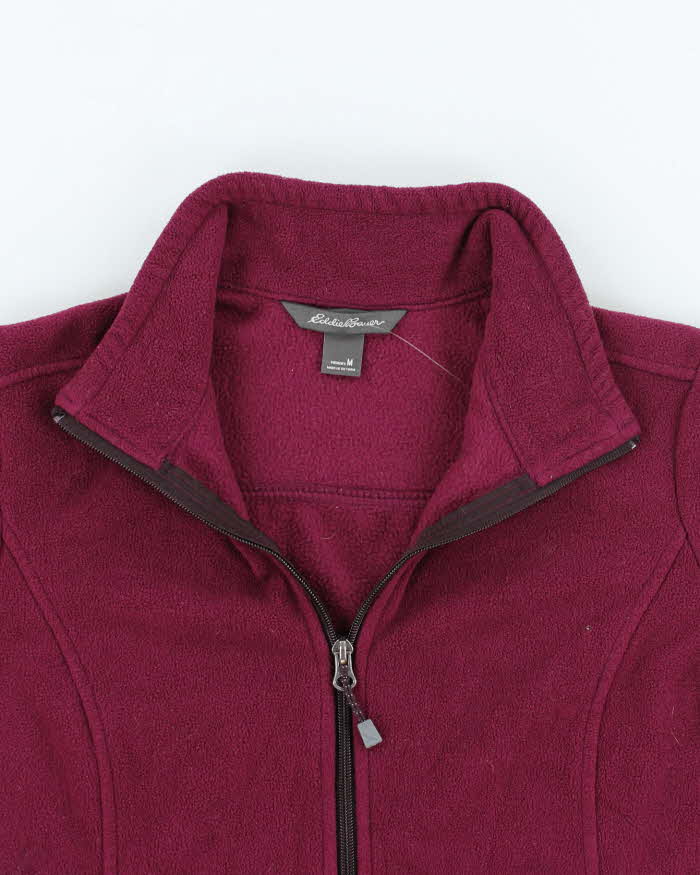 Vintage Eddie Bauer Purple Full-Zip Fleece - M