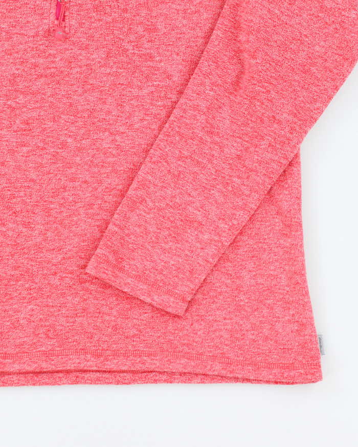 Vintage Eddie Bauer Pink Quarter-Zip Fleece - L