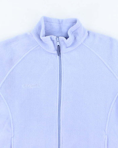 Columbia Purple Zip-Up Fleece - XL