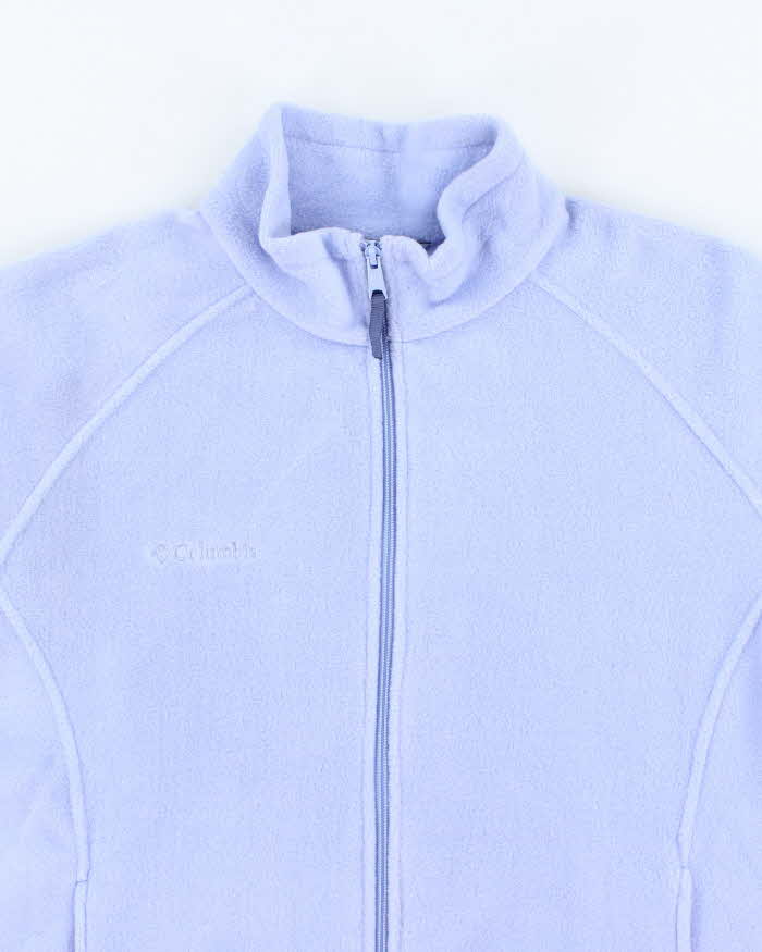 Columbia Purple Zip-Up Fleece - XL