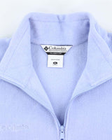 Columbia Purple Zip-Up Fleece - XL
