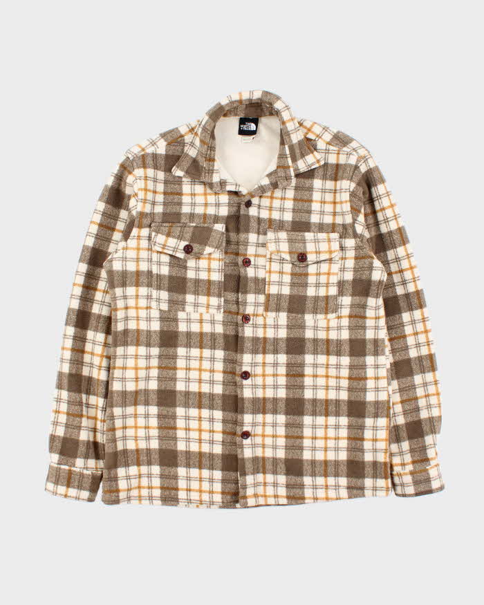 Vintage The North Face Button-up Fleece Shirt - L