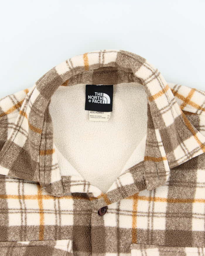 Vintage The North Face Button-up Fleece Shirt - L