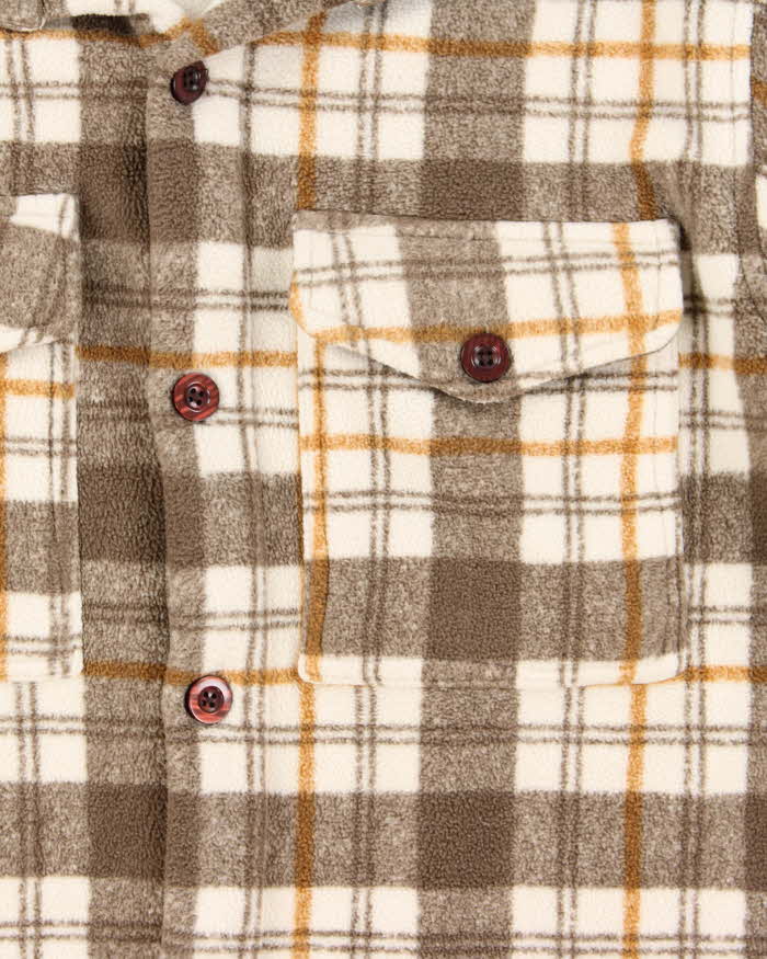 Vintage The North Face Button-up Fleece Shirt - L