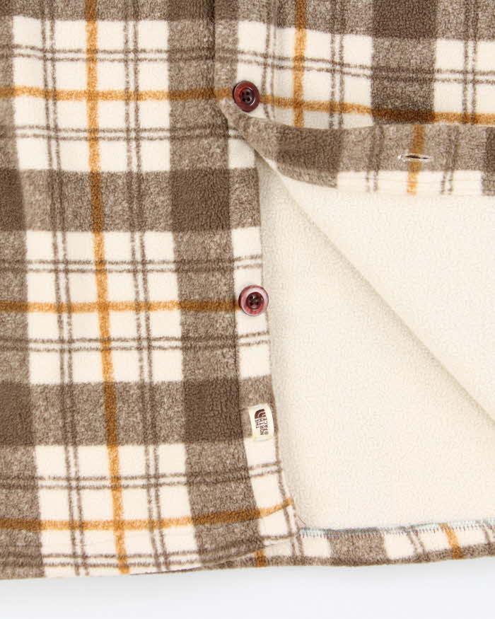 Vintage The North Face Button-up Fleece Shirt - L