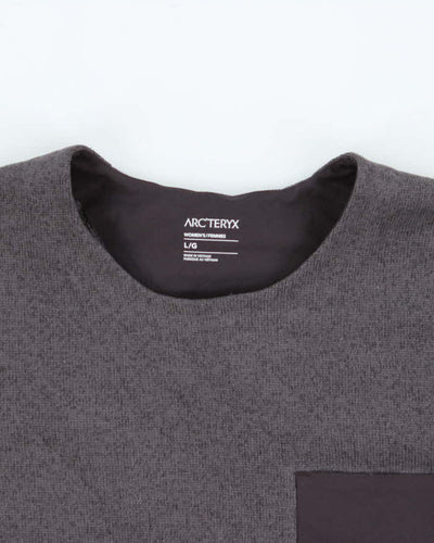 Arc'teryx Covert Women's Purple Fleece Lined Crewneck Sweatshirt - L