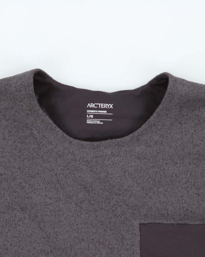 Arc'teryx Covert Women's Purple Fleece Lined Crewneck Sweatshirt - L