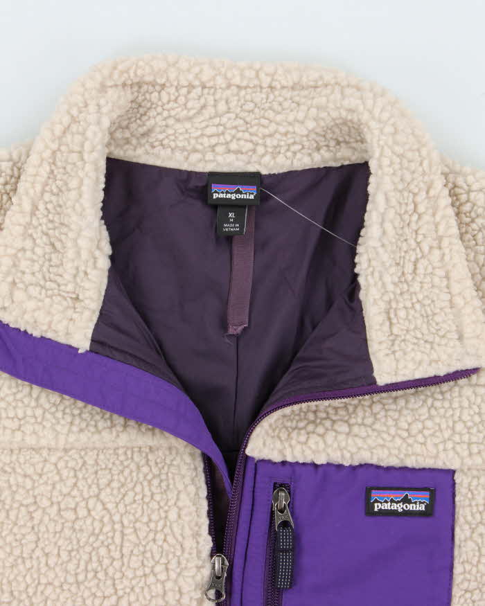 Vintage Women's Patagonia Classic Retro-X Sherpa Fleece Jacket - XL