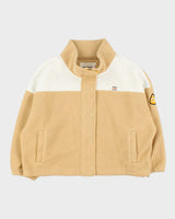 Hudson's Bay Company HB Stripes Women's Oversized Boxy Teddy Full-Zip Fleece - XL