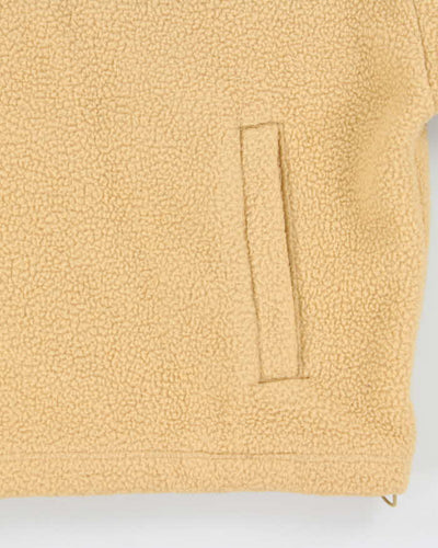 Hudson's Bay Company HB Stripes Women's Oversized Boxy Teddy Full-Zip Fleece - XL