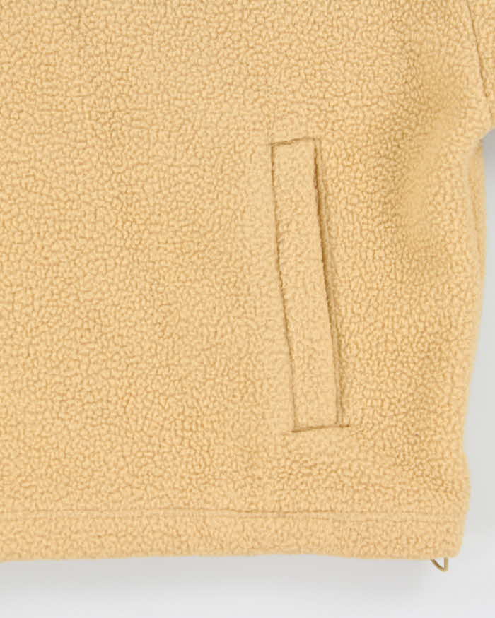 Hudson's Bay Company HB Stripes Women's Oversized Boxy Teddy Full-Zip Fleece - XL