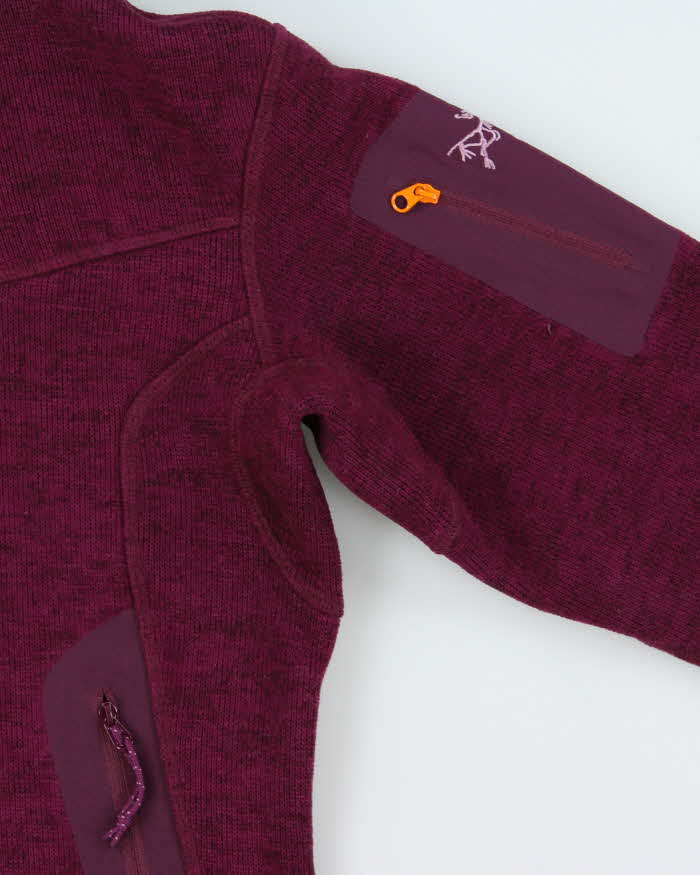 Vintage Women's Arc'teryx Covert Polartec Hooded Full-Zip Fleece - M