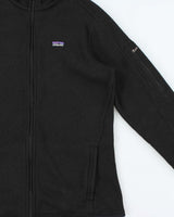 Vintage Patagonia Sherpa Lined Women's Full-Zip Hooded Fleece - L