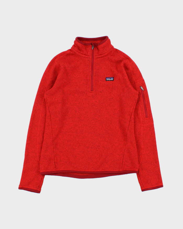 Vintage Patagonia Women's Quarter-Zip Pullover Fleece - S