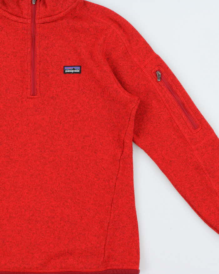 Vintage Patagonia Women's Quarter-Zip Pullover Fleece - S